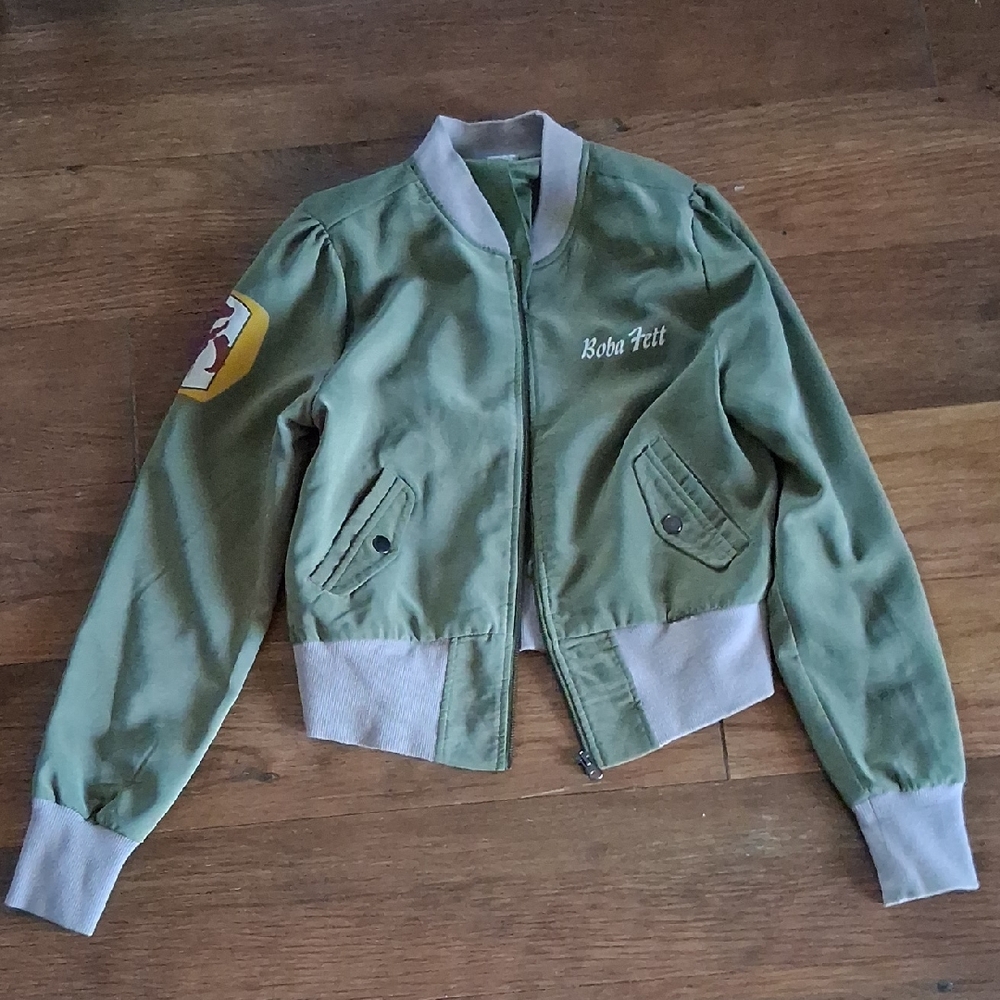 Her Universe Olive Boba Fett Bomber Jacket